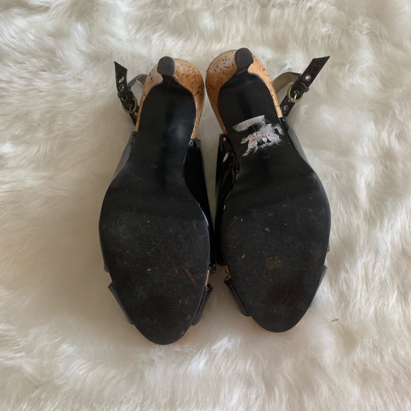 Guess Patent Leather Sling-back Heels - Picture 6 of 8